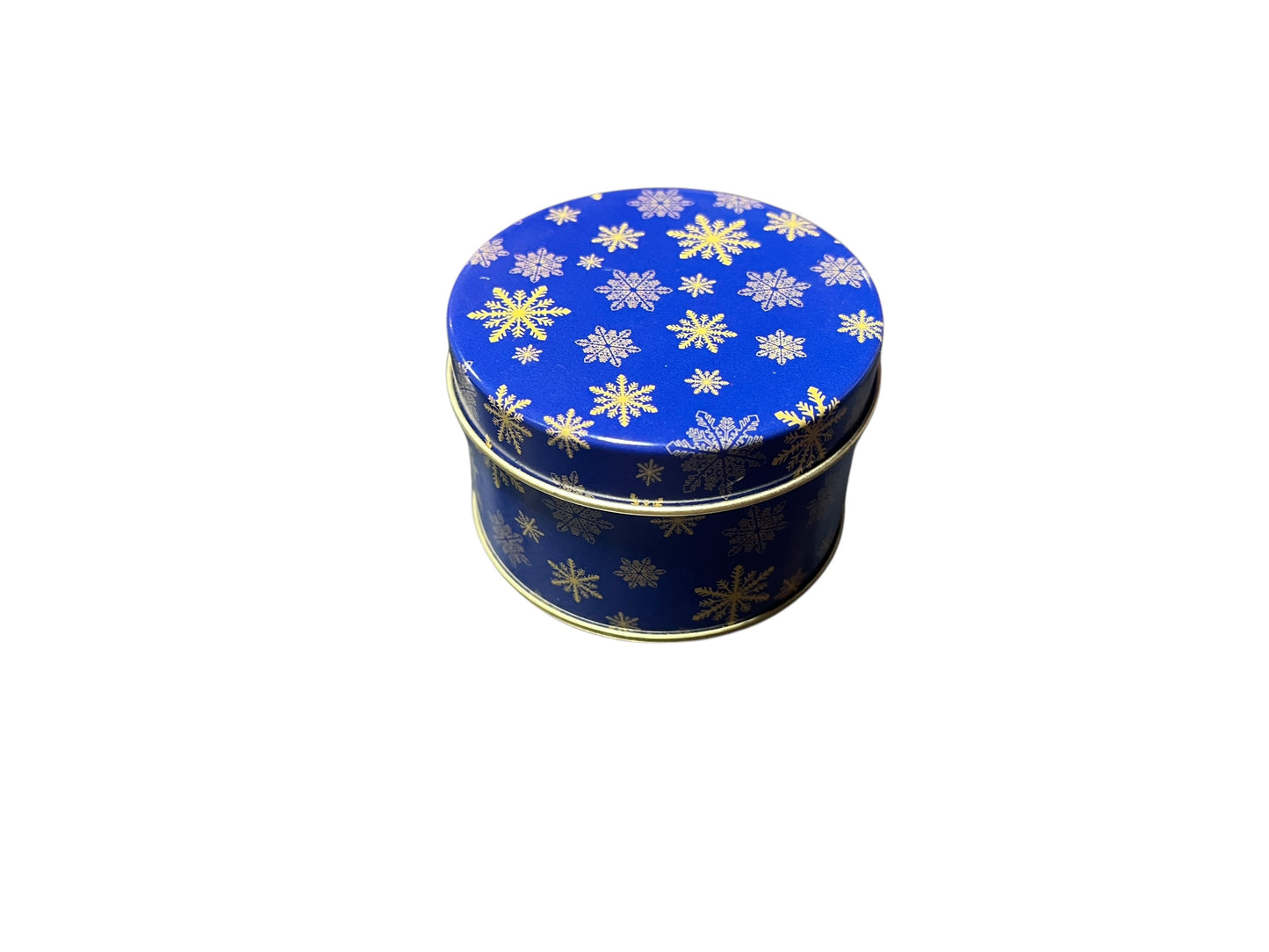 Metal Christmas Tin Médium round