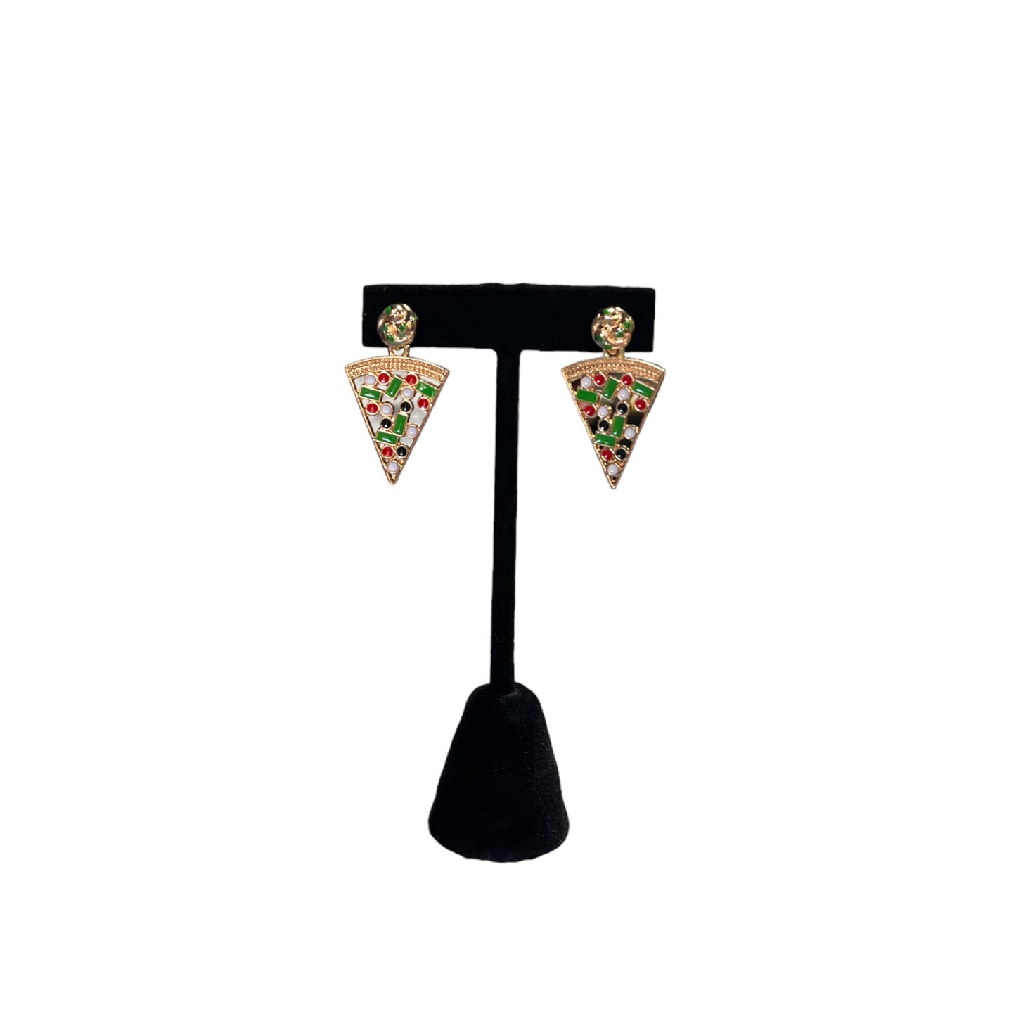 Pizza slice earrings