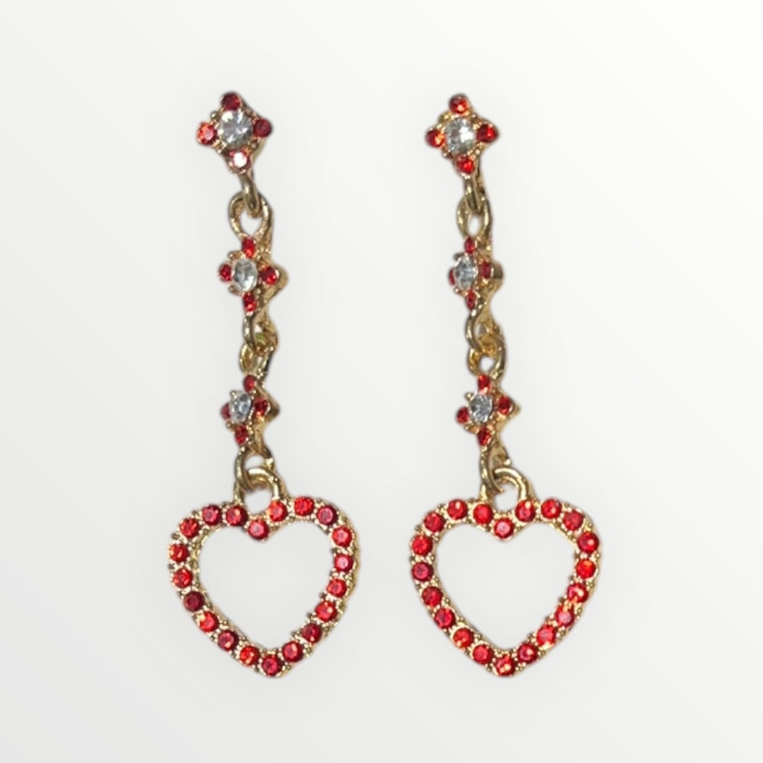 Heart Dangle Earrings