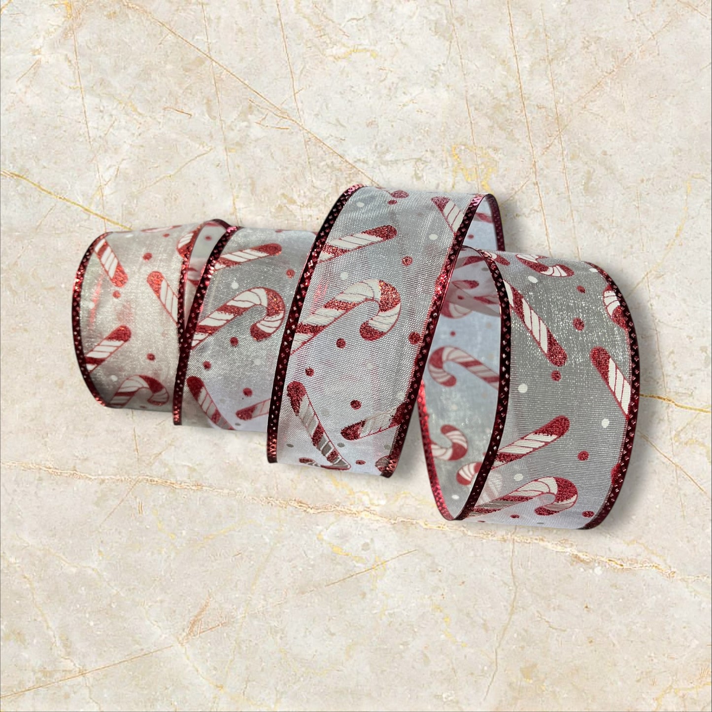 Christmas Craft Ribbon 1 1/2” wide