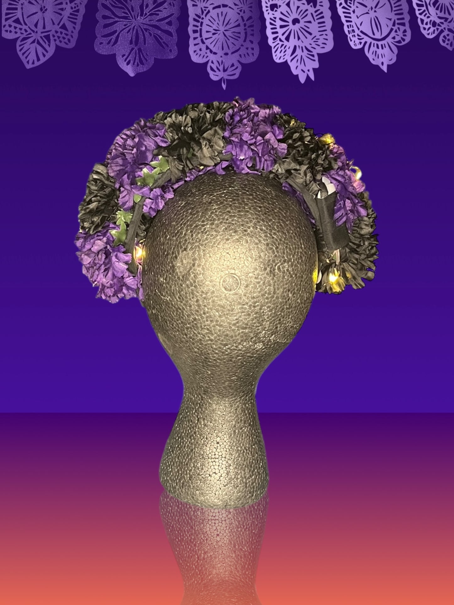 Artificial Marigold Flower head band