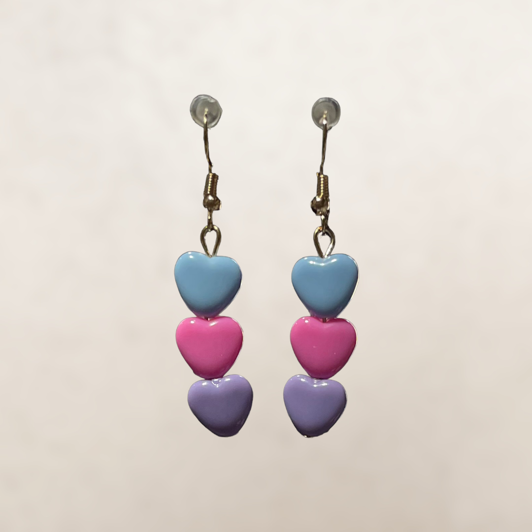 Heart Dangle Earrings