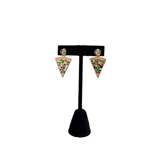 Pizza slice earrings