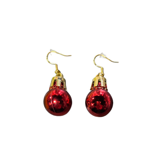 Christmas ornament earrings