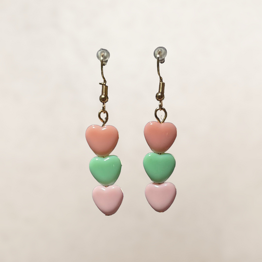 Heart Dangle Earrings